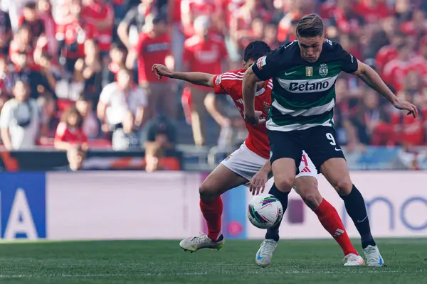 Antonio Silva ve Viktor Gyokeres Liga Portekiz maçı sırasında SL Benfica ve Sporting CP (Maciej Rogowski)