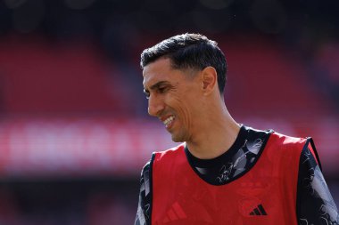 Angel Di Maria Liga Portekiz maçı sırasında SL Benfica ve Sporting CP (Maciej Rogowski) takımları arasında görüldü.)