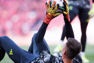 Anatoliy Trubin, Liga Portekiz maçı sırasında SL Benfica ve Sporting CP (Maciej Rogowski)