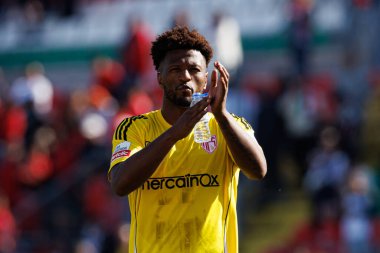 Ze Luis, Liga Portekiz maçı sırasında Estrela Amadora ve AVS Futebol SAD takımları arasında Estadio Jose Gomes 'de görüldü (Maciej Rogowski)