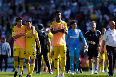 John Mercado, Liga Portekiz maçı sırasında Estrela Amadora ve AVS Futebol SAD takımları arasında Estadio Jose Gomes 'de (Maciej Rogowski)