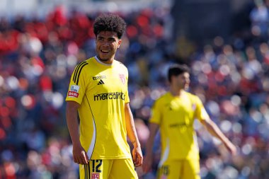 Gustavo Assuncao, Liga Portekiz maçı sırasında Estrela Amadora ve AVS Futebol SAD takımları arasında Estadio Jose Gomes 'de (Maciej Rogowski)