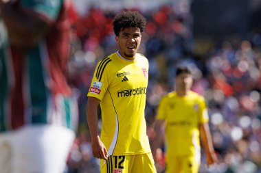 Gustavo Assuncao, Liga Portekiz maçı sırasında Estrela Amadora ve AVS Futebol SAD takımları arasında Estadio Jose Gomes 'de (Maciej Rogowski)