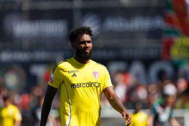 Cristian Castro Devenish, Liga Portekiz maçı sırasında Estrela Amadora ve AVS Futebol SAD takımları arasında Estadio Jose Gomes 'de (Maciej Rogowski)