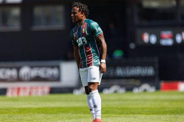 Jovane Cabral, Liga Portekiz maçı sırasında Estrela Amadora ve AVS Futebol SAD takımları arasında Estadio Jose Gomes 'de (Maciej Rogowski)