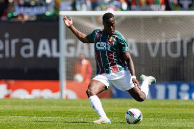 Nilton Varela, Liga Portekiz maçı sırasında Estrela Amadora ve AVS Futebol SAD takımları arasında Estadio Jose Gomes 'de (Maciej Rogowski)