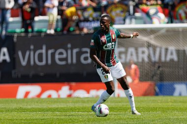 Nilton Varela, Liga Portekiz maçı sırasında Estrela Amadora ve AVS Futebol SAD takımları arasında Estadio Jose Gomes 'de (Maciej Rogowski)