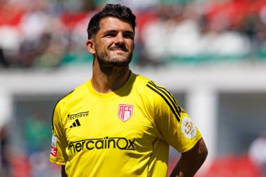 Kiki Afonso, Liga Portekiz maçı sırasında Estrela Amadora ve AVS Futebol SAD takımları arasında Estadio Jose Gomes 'de (Maciej Rogowski)