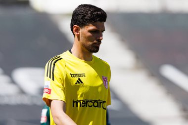 Baptiste Roux, Liga Portekiz maçı sırasında Estrela Amadora ve AVS Futebol SAD takımları arasında Estadio Jose Gomes 'de (Maciej Rogowski)