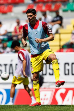 Baptiste Roux, Liga Portekiz maçı sırasında Estrela Amadora ve AVS Futebol SAD takımları arasında Estadio Jose Gomes 'de (Maciej Rogowski)