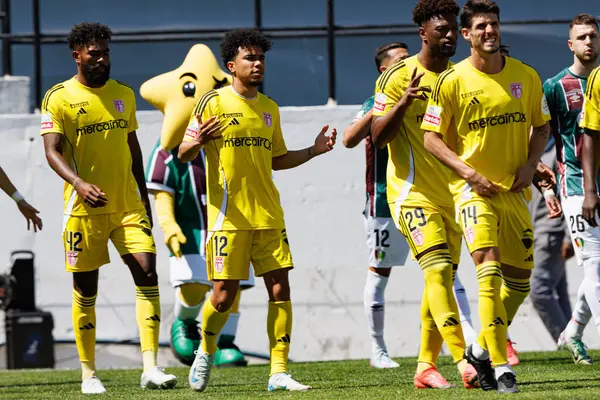 Gustavo Assuncao, Liga Portekiz maçı sırasında Estrela Amadora ve AVS Futebol SAD takımları arasında Estadio Jose Gomes 'de (Maciej Rogowski)