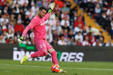 Adrian LaLiga EA SPORTS maçı sırasında Estadio de Vallecas 'ta Rayo Vallecano ve Real Betis Balompie takımları arasında görüldü (Maciej Rogowski