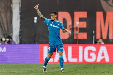 Estadio de Vallecas 'ta Rayo Vallecano ve Real Betis Balompie takımları arasında oynanan LaLiga EA SPORTS maçında Antony Santos görüldü (Maciej Rogowski