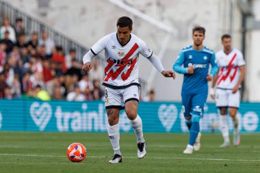 Estadio de Vallecas 'ta Rayo Vallecano ve Real Betis Balompie takımları arasında oynanan LaLiga EA SPORTS maçı sırasında Oscar Trejo görüldü (Maciej Rogowski