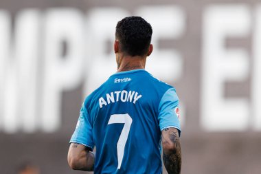 Estadio de Vallecas 'ta Rayo Vallecano ve Real Betis Balompie takımları arasında oynanan LaLiga EA SPORTS maçında Antony Santos görüldü (Maciej Rogowski