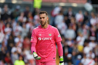 Adrian LaLiga EA SPORTS maçı sırasında Estadio de Vallecas 'ta Rayo Vallecano ve Real Betis Balompie takımları arasında görüldü (Maciej Rogowski