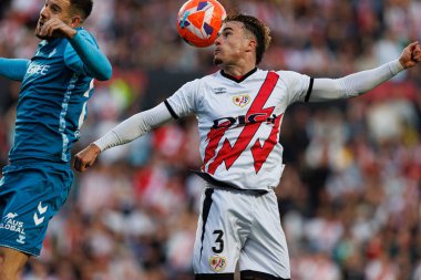 Josep Chavarria, Estadio de Vallecas 'ta Rayo Vallecano ve Real Betis Balompie (Maciej Rogowski) takımları arasında LaLiga EA SPORTS maçı sırasında görüldü.