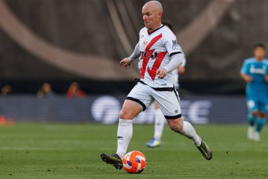 Isi Palazon, Estadio de Vallecas 'ta Rayo Vallecano ve Real Betis Balompie takımları arasında oynanan LaLiga EA SPORTS maçı sırasında görüldü (Maciej Rogowski