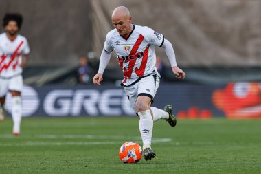 Isi Palazon, Estadio de Vallecas 'ta Rayo Vallecano ve Real Betis Balompie takımları arasında oynanan LaLiga EA SPORTS maçı sırasında görüldü (Maciej Rogowski