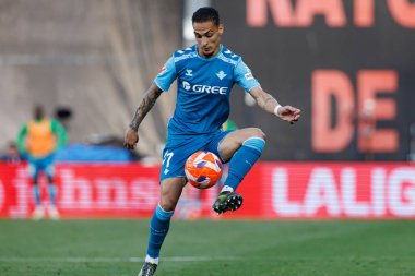 Estadio de Vallecas 'ta Rayo Vallecano ve Real Betis Balompie takımları arasında oynanan LaLiga EA SPORTS maçında Antony Santos görüldü (Maciej Rogowski