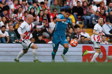 Isi Palazon ve Cucho Hernandez, Estadio de Vallecas 'taki Rayo Vallecano ve Real Betis Balompie (Maciej Rogowski