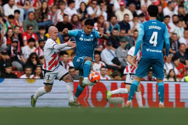 Isi Palazon ve Cucho Hernandez, Estadio de Vallecas 'taki Rayo Vallecano ve Real Betis Balompie (Maciej Rogowski