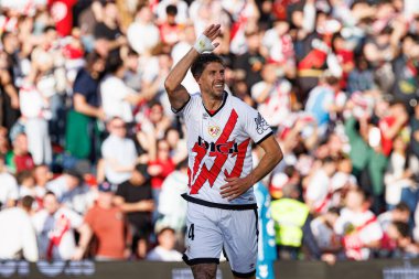 Florian Lejeune, Estadio de Vallecas 'taki Rayo Vallecano ve Real Betis Balompie (Maciej Rogowski