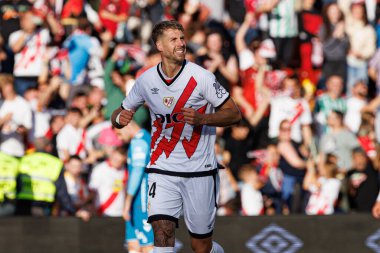 Florian Lejeune, Estadio de Vallecas 'taki Rayo Vallecano ve Real Betis Balompie (Maciej Rogowski