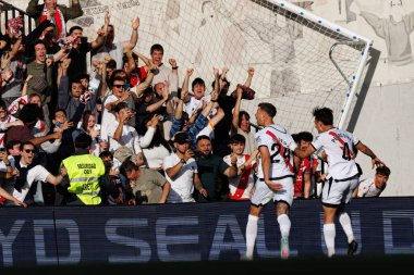 Florian Lejeune ve Pedro Diaz, Estadio de Vallecas 'taki Rayo Vallecano ve Real Betis Balompie (Maciej Rogowski