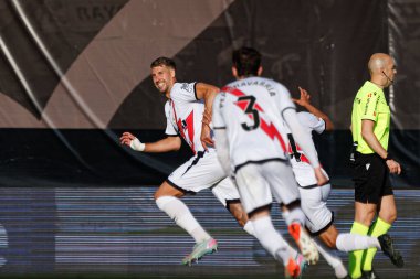 Florian Lejeune, Estadio de Vallecas 'taki Rayo Vallecano ve Real Betis Balompie (Maciej Rogowski