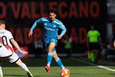 Pablo Fornals, Estadio de Vallecas 'ta Rayo Vallecano ve Real Betis Balompie takımları arasında oynanan LaLiga EA SPORTS maçı sırasında görüldü (Maciej Rogowski