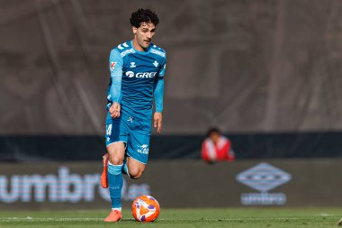 Johnny Cardoso, Estadio de Vallecas 'ta Rayo Vallecano ve Real Betis Balompie (Maciej Rogowski) takımları arasında oynanan LaLiga EA SPORTS maçı sırasında görüldü.