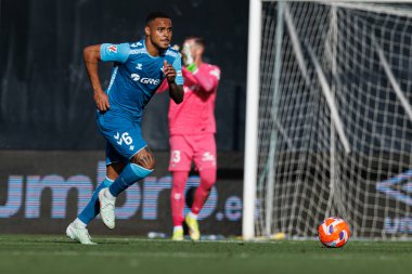 Natan, Estadio de Vallecas 'ta Rayo Vallecano ve Real Betis Balompie takımları arasında oynanan LaLiga EA SPORTS maçı sırasında görüldü (Maciej Rogowski