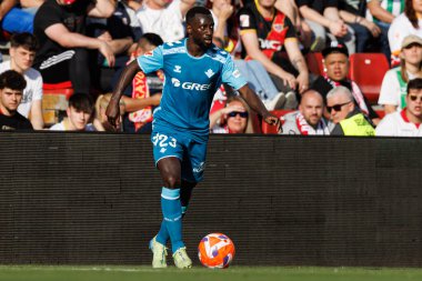 Youssouf Sabaly, Estadio de Vallecas 'ta Rayo Vallecano ve Real Betis Balompie (Maciej Rogowski) takımları arasında LaLiga EA SPORTS maçında görüldü.