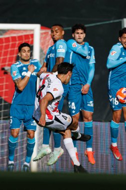 Pedro Diaz, Estadio de Vallecas 'ta Rayo Vallecano ve Real Betis Balompie takımları arasında oynanan LaLiga EA SPORTS maçı sırasında görüldü (Maciej Rogowski