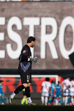 Augusto Batalla, LaLiga EA SPORTS maçı sırasında Estadio de Vallecas 'ta Rayo Vallecano ve Real Betis Balompie takımları arasında görüldü (Maciej Rogowski