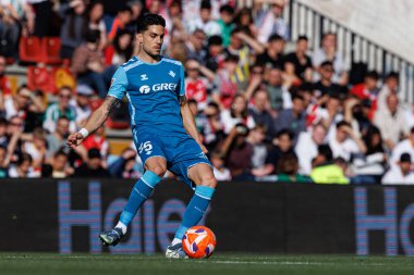 Marc Bartra, Estadio de Vallecas 'ta Rayo Vallecano ve Real Betis Balompie takımları arasında oynanan LaLiga EA SPORTS maçı sırasında görüldü (Maciej Rogowski