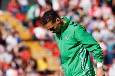 Estadio de Vallecas 'ta Rayo Vallecano ve Real Betis Balompie takımları arasında oynanan LaLiga EA SPORTS maçında Antony Santos görüldü (Maciej Rogowski