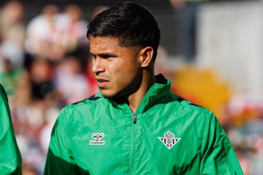 Cucho Hernandez, Estadio de Vallecas 'ta Rayo Vallecano ve Real Betis Balompie (Maciej Rogowski) takımları arasında LaLiga EA SPORTS maçında görüldü.