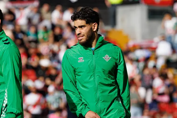 Abdessamad Ezzalzouli, Estadio de Vallecas 'ta Rayo Vallecano ve Real Betis Balompie (Maciej Rogowski) takımları arasında oynanan EA SPORTS maçı sırasında görüldü.