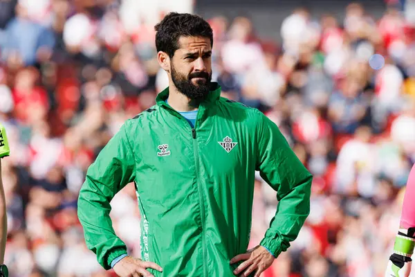 Estadio de Vallecas 'ta Rayo Vallecano ve Real Betis Balompie (Maciej Rogowski) takımları arasında LaLiga EA SPORTS maçı sırasında görüldü.