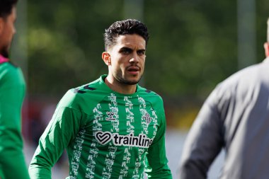 Marc Bartra, Estadio de Vallecas 'ta Rayo Vallecano ve Real Betis Balompie takımları arasında oynanan LaLiga EA SPORTS maçı sırasında görüldü (Maciej Rogowski