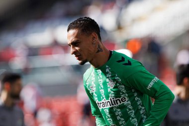 Estadio de Vallecas 'ta Rayo Vallecano ve Real Betis Balompie takımları arasında oynanan LaLiga EA SPORTS maçında Antony Santos görüldü (Maciej Rogowski