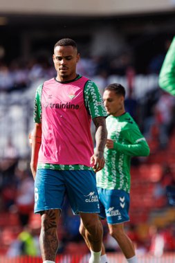 Natan, Estadio de Vallecas 'ta Rayo Vallecano ve Real Betis Balompie takımları arasında oynanan LaLiga EA SPORTS maçı sırasında görüldü (Maciej Rogowski