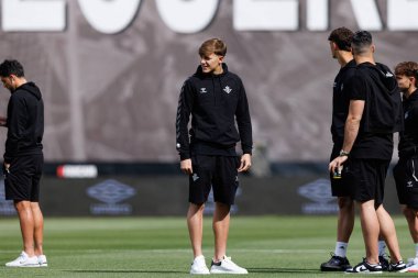 Estadio de Vallecas 'ta Rayo Vallecano ve Real Betis Balompie takımları arasında oynanan LaLiga EA SPORTS maçı sırasında görülen İsa Rodriguez (Maciej Rogowski