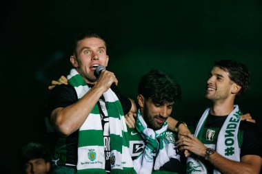 Viktor Gyokeres, Ricardo Esgaio ve Daniel Braganca, Marques de Pombal 'da (Maciej Rogowski)