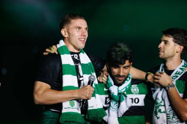 Viktor Gyokeres, Ricardo Esgaio ve Daniel Braganca, Marques de Pombal 'da (Maciej Rogowski)