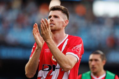 Gerard Gumbau, LaLiga EA SPORTS maçı sırasında RC Celta de Vigo ve Rayo Vallecano (Maciej Rogowski)