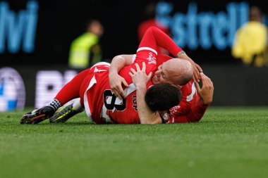 Oscar Trejo ve Isi Palazon, LaLiga EA SPORTS maçı sırasında RC Celta de Vigo ve Rayo Vallecano (Maciej Rogowski)