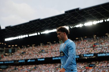 Fran Beltran, RC Celta de Vigo ve Rayo Vallecano (Maciej Rogowski) takımları arasında LaLiga EA SPORTS maçı sırasında görüldü)